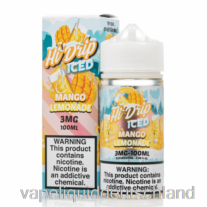 Eisgekühlte Mango-Limonade – Tropfstarke E-Liquids – 100 Ml 0 Mg Vape-Flüssigkeit